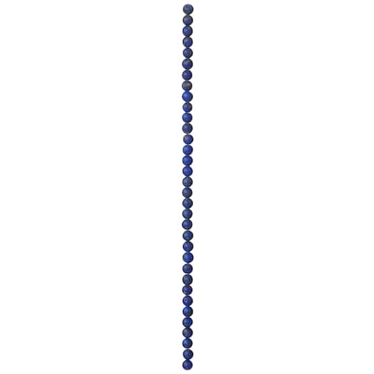 6mm Lapis Blue Reconstituted Howlite Round Beads by Bead Landing™